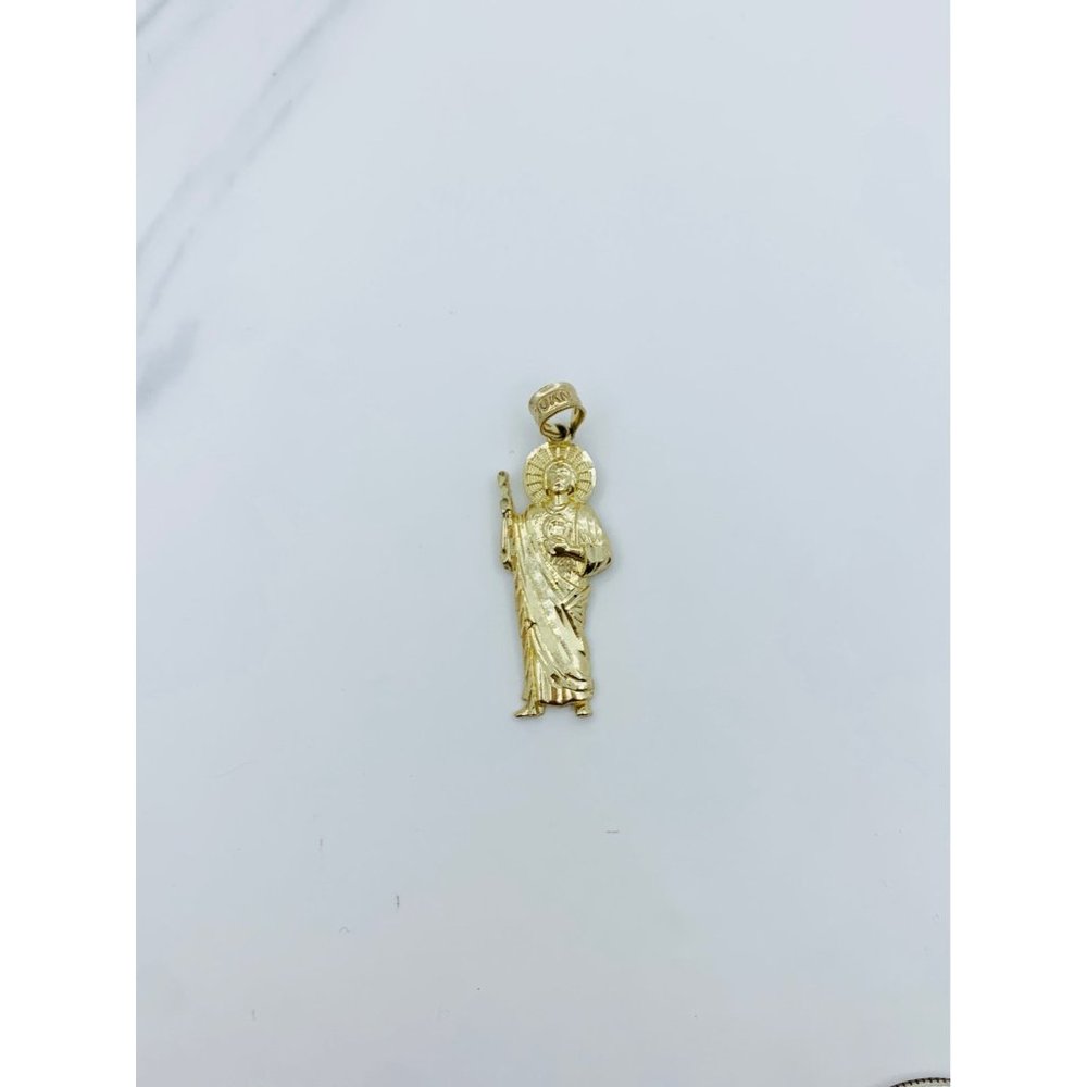 10k Gold Pendant St Jude San Judas Saint jude